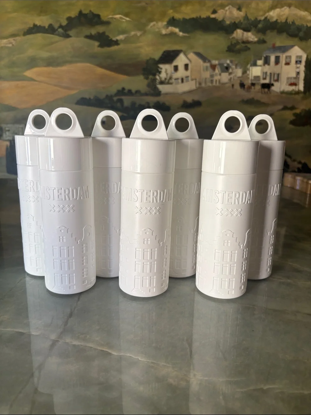 Amsterdam city 7 bottles Water Bottles - Join The Pipe 0.5L